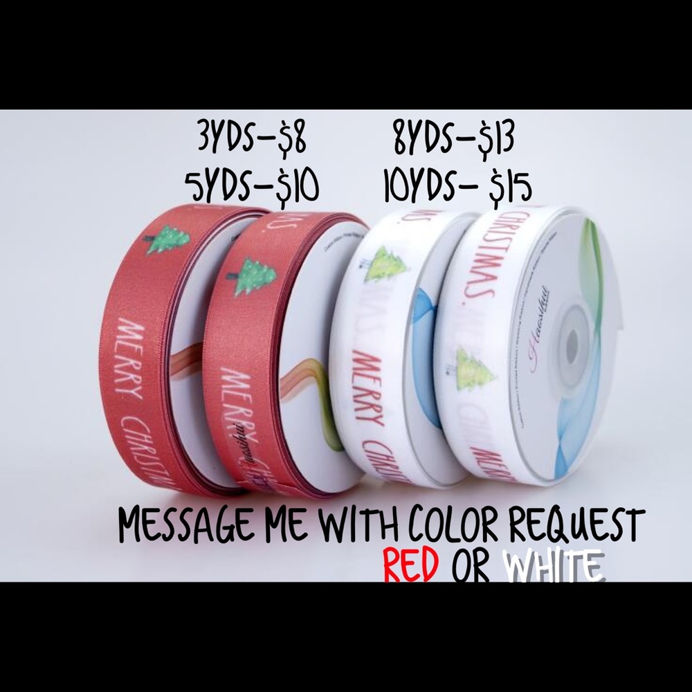 Rae Dunn Inspired Ribbon 5 Yards YOUR CHOICE